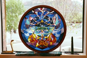 Circular Frame for Zenon Stain glass piece